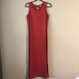 Tommy Bahama Burnt Orange Silk Maxi